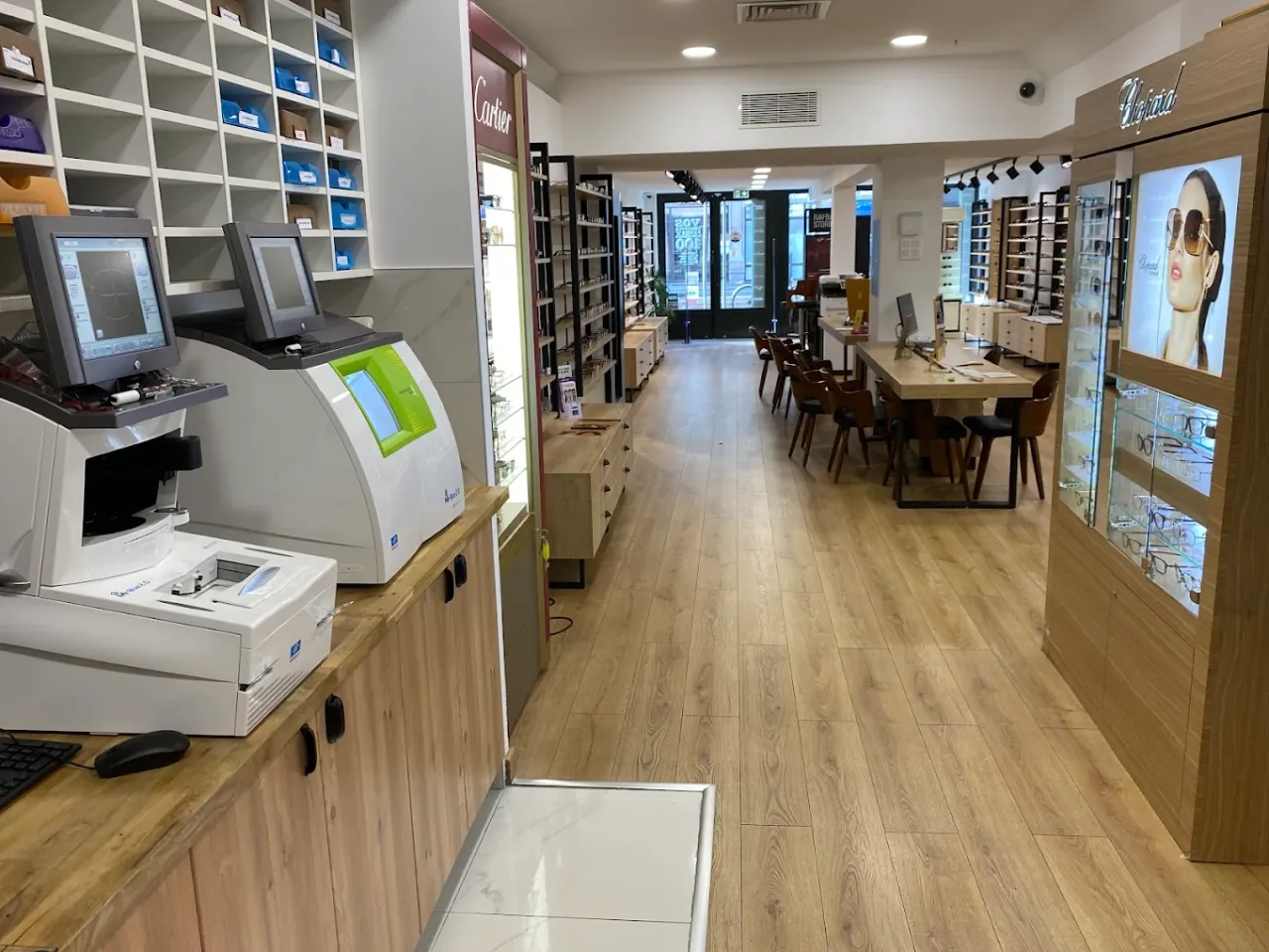 Espace conseil de la boutique OptoCenter